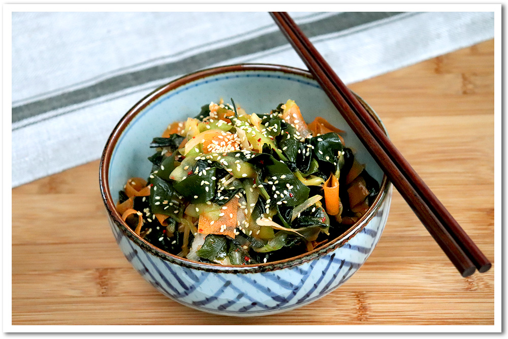 Wakame Salat asiatischer Art