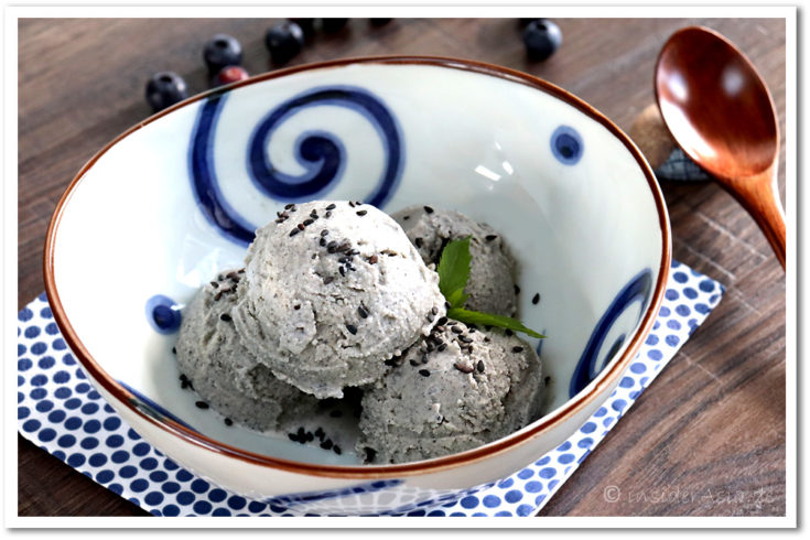 Eiscreme mit schwarzem Sesam | insider Asia