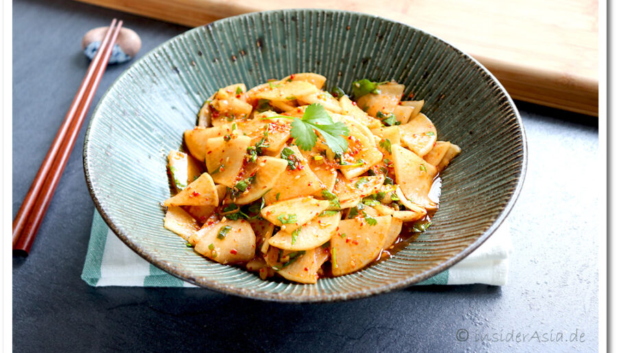 Rettichsalat mit asiatischem Universal-Dressing