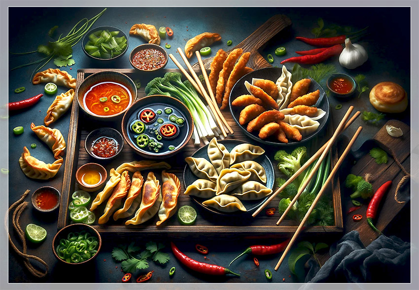 Asiatische Teigtaschen - Dimsum