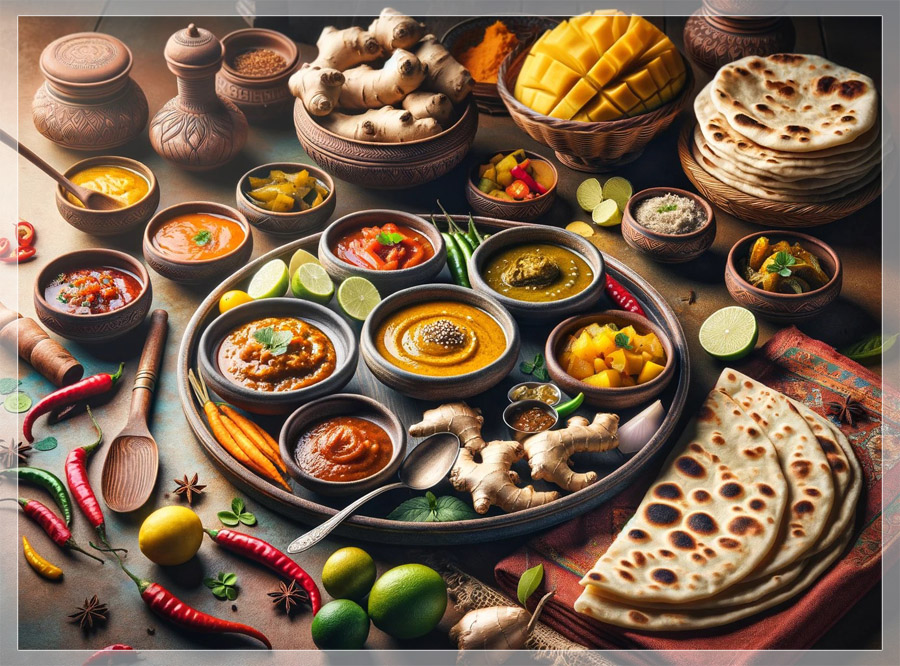 Indische Chutneys & Pickles mit Broten
