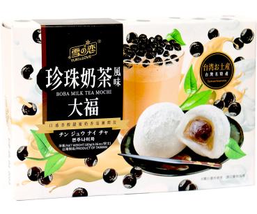 Mochi mit Perlen-Milchtee Geschmack