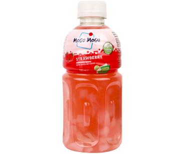 Erdbeer-Getränk mit Nata de coco