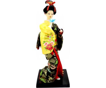 Geisha-Figur in Kimono