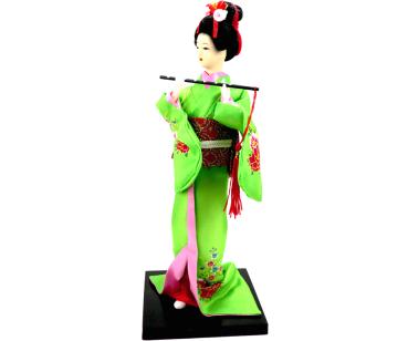 Geisha-Figur in Kimono