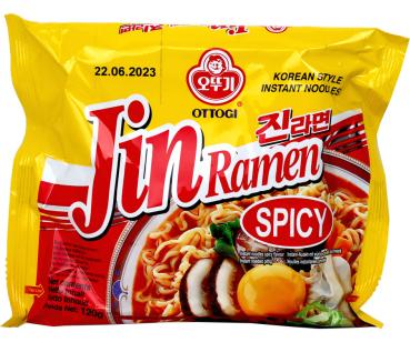 Scharfe Instantnudeln Jin Ramen, Ottogi