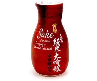 Sake in Karaffen-Flasche, Junmai Daiginjo