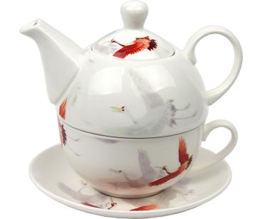'Tea for One' Set, Kranich