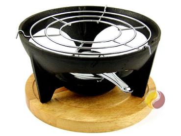 Rechaud mit Brenner (Stövchen)
