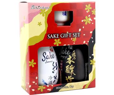 Sake in Karaffen-Flasche, Geschenk-Set