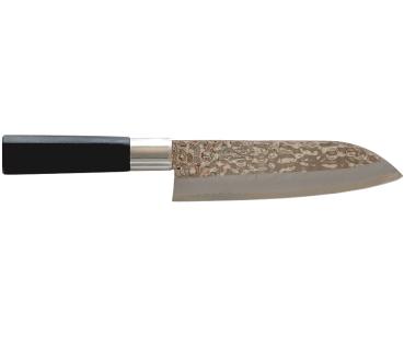 Japanisches Kochmesser, Santoku, gehämmert