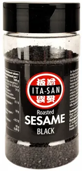 Geröstete schwarze Sesamsamen