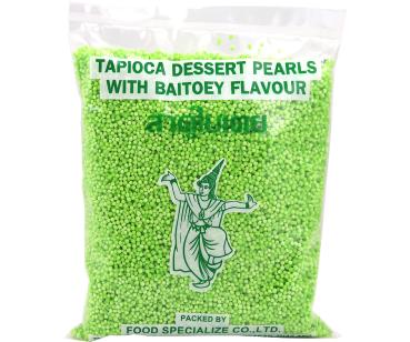 Tapioka Perlen mit Pandan