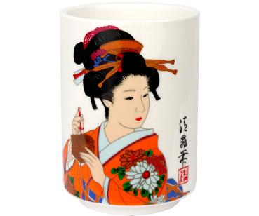 Becher, Geisha