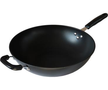 Wok mit Keramikbeschichtung und Handgriff