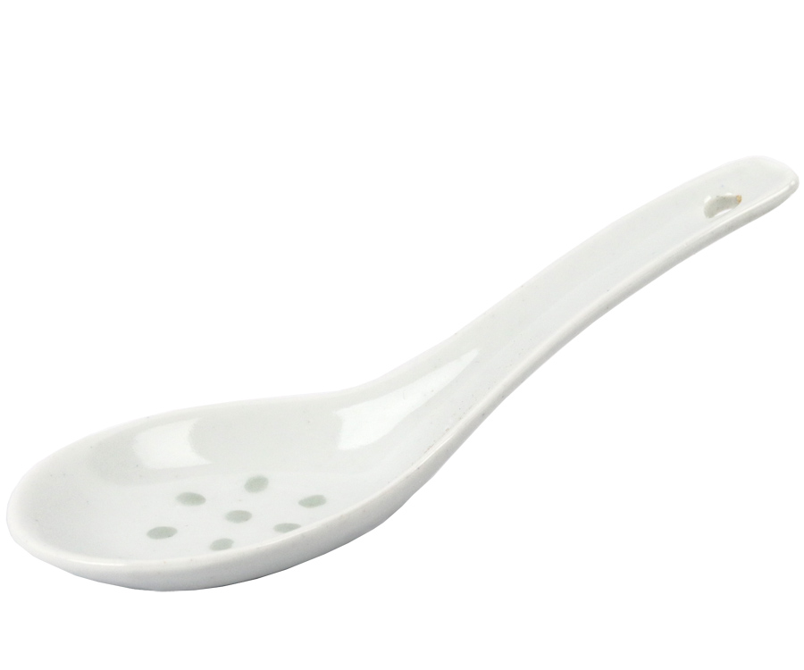 Urban Lifestyle Porzellan Löffel Set – 6 Stück, Weiß, 13,3 Cm, Für Suppe, Reis & Fingerfood