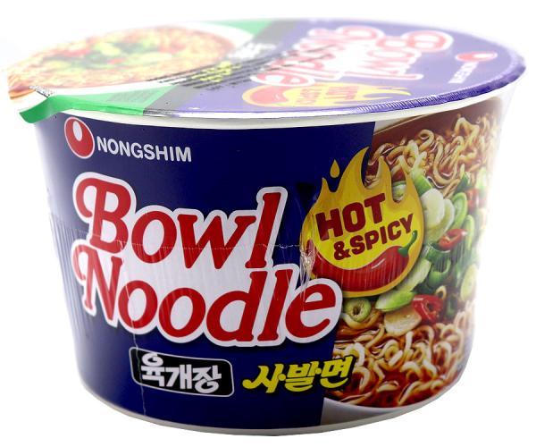 Nudelsuppe Hot & Spicy (Schüssel), Nong Shim