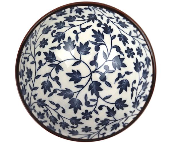 Schüssel mit Blätterornament-Motiv, Innenseite Schüssel mit Blätterornament-Motiv, Innenseite