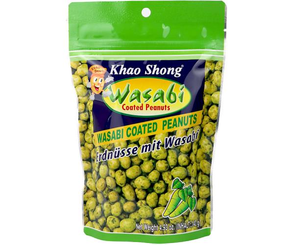 Erdnüsse mit Wasabi