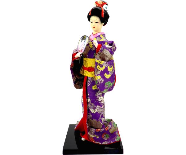 Geisha-Figur in Kimono