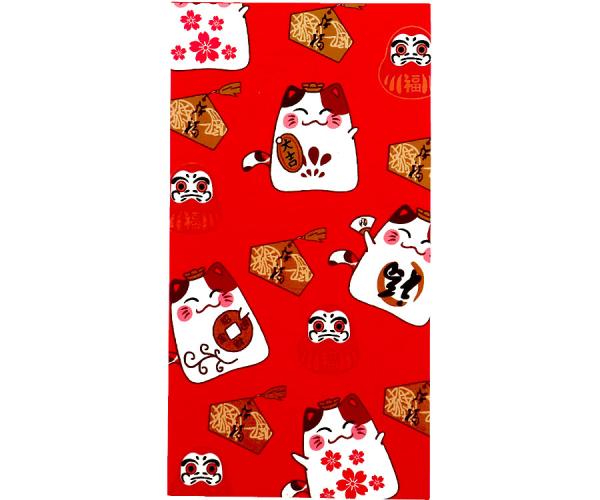 Hongbao "Glückskatze mit Daruma" Hongbao "Glückskatze mit Daruma"