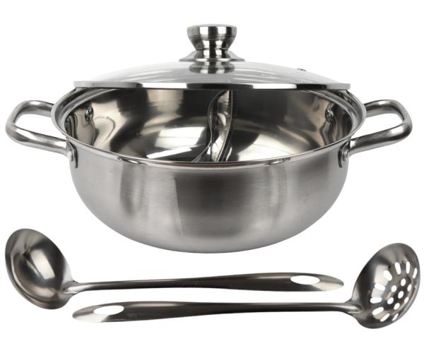 Hot Pot mit Glasdeckel Hot Pot mit Glasdeckel