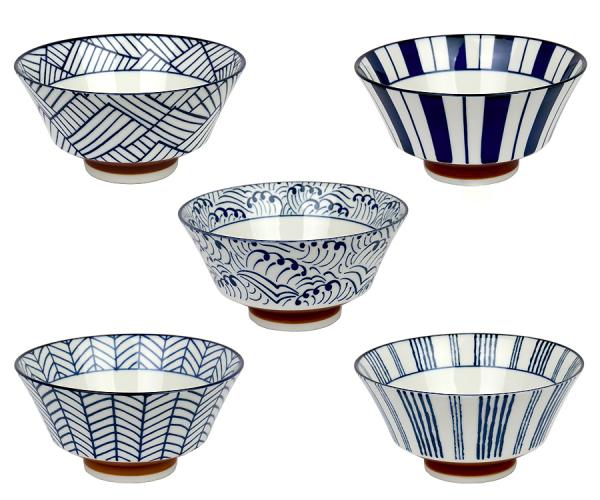 Japanisches Porzellan Schüsselset Japanisches Porzellan Schüsselset