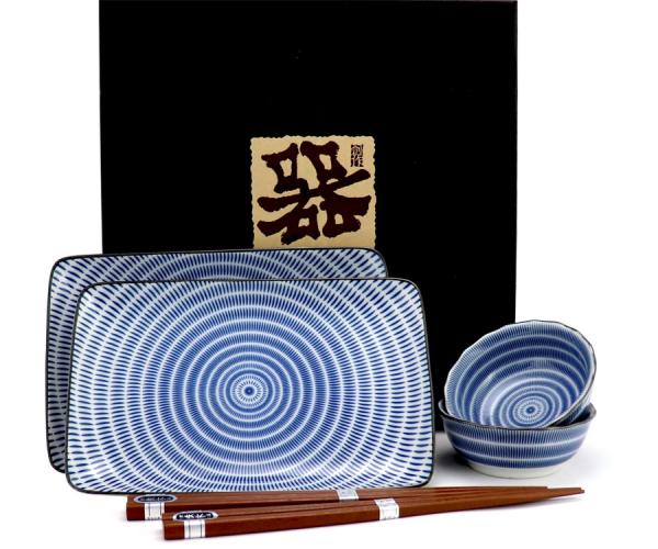 Geschirr-Set (6-tlg.), Tochiri Tokusa Geschirr-Set (6-tlg.), Tochiri Tokusa