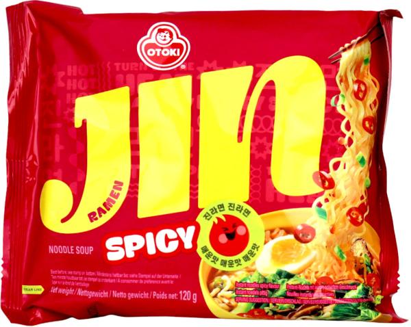 Scharfe Instantnudeln Jin Ramen, Ottogi Scharfe Instantnudeln Jin Ramen, Ottogi