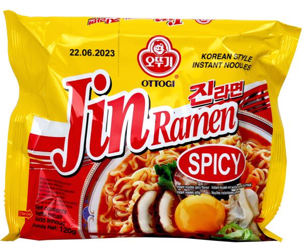 Scharfe Instantnudeln Jin Ramen, Ottogi Scharfe Instantnudeln Jin Ramen, Ottogi