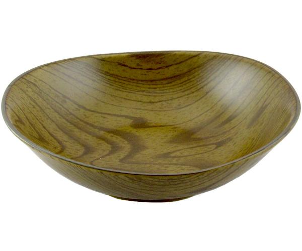 Schale (oval), Mokuzai Holzoptik