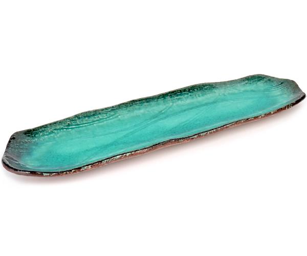 Türkisfarbene Sushi-Platte Türkisfarbene Sushi-Platte