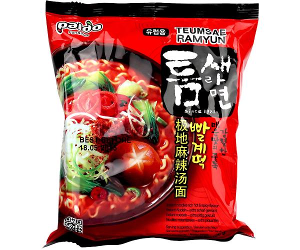 Instantnudeln Teumsae Ramyun, Paldo Instantnudeln Teumsae Ramyun, Paldo