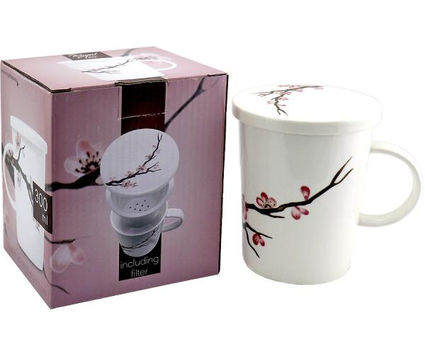 Teebecher mit Filter 'Sakura' Teebecher mit Filter 'Sakura'